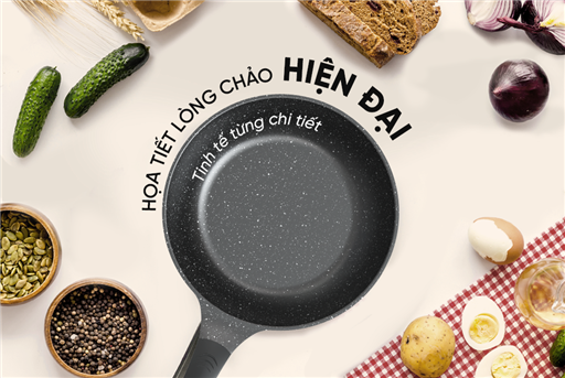 Chảo sâu chống dính siêu bền Sunhouse SBDS26B – ảnh 6