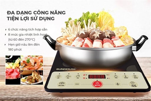 Bếp từ đơn Sunhouse SHD6162 – ảnh 6