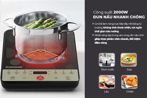 Bếp từ đơn Sunhouse SHD6162 – ảnh 7