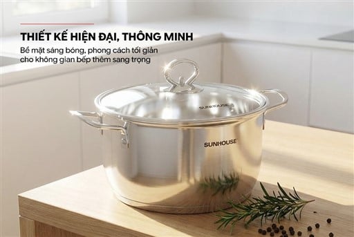 Nồi inox 3 đáy Sunhouse SHG338-20 – ảnh 5