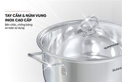 Nồi inox 3 đáy Sunhouse SHG338-20 ảnh 7