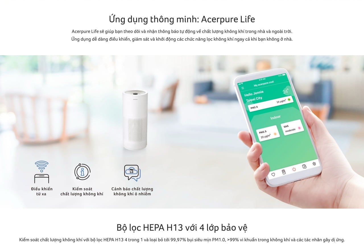 Máy lọc không khí Acerpure PRO P2 – ảnh 7