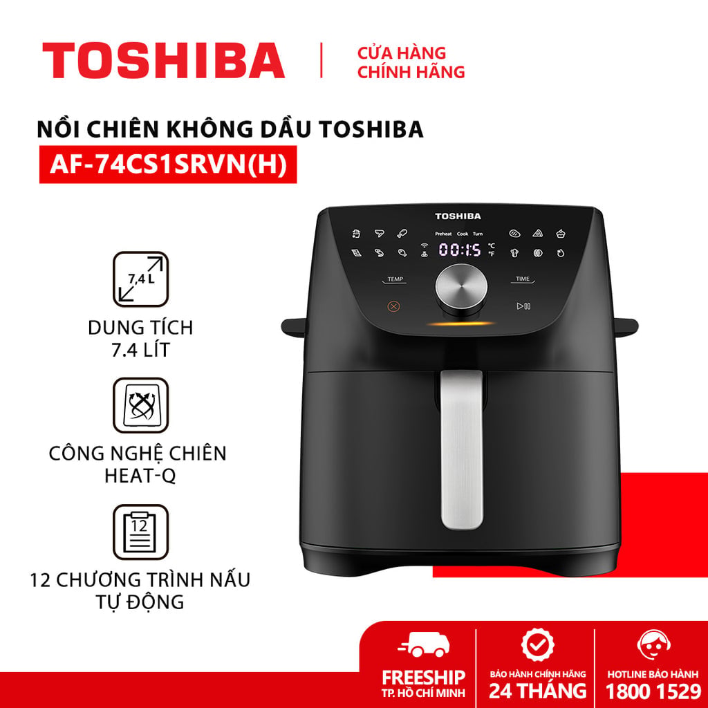 Nồi Chiên Không Dầu Toshiba AF-74CS2SRVN(B)