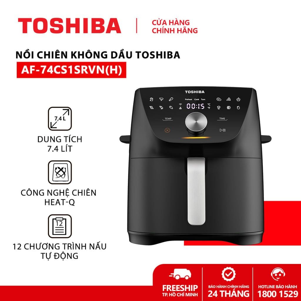 Nồi Chiên Không Dầu Toshiba AF-74CS2SRVN(B)