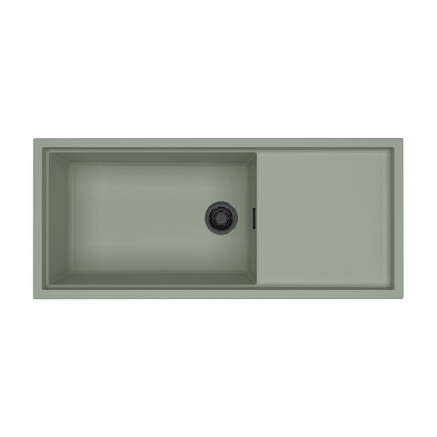 Chậu rửa chén đá granite 1 hố kích thước 116cm Malloca SENSE K82
