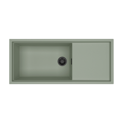 Chậu rửa chén đá granite 1 hố kích thước 116cm Malloca SENSE K82