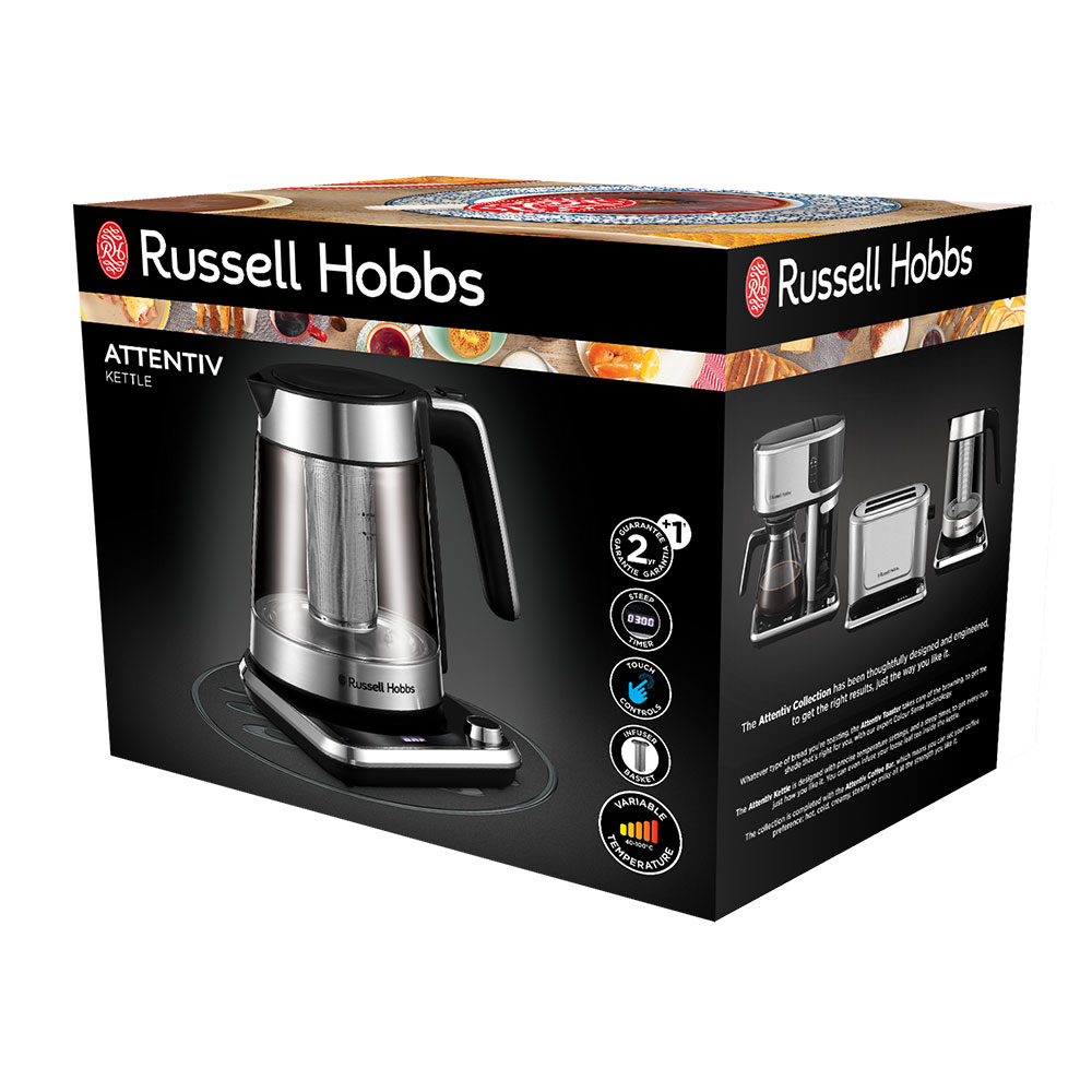 Ấm đun siêu tốc pha trà Russell Hobbs 26200-70 Attentiv – ảnh 7