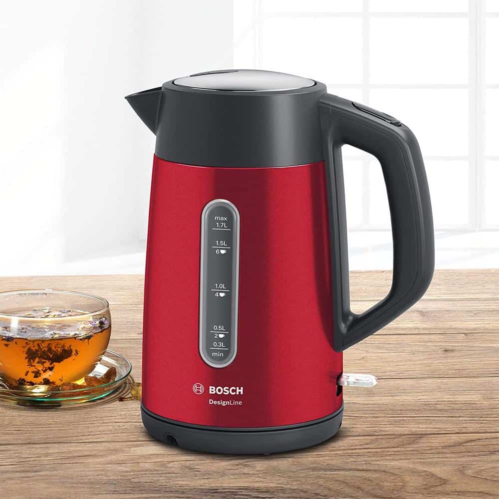 Đồ gia dụng Bosch TWK4P434 Ấm Siêu Tốc 1.7L Red