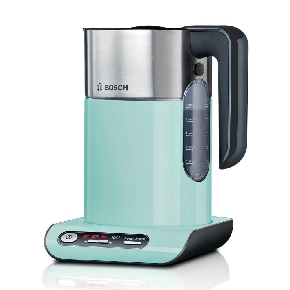 4 mức nhiệt 70–100°C – Đồ gia dụng Bosch TWK86 Ấm đun siêu tốc Styleline