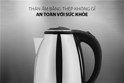 Ấm siêu tốc inox 1.8L happy time HTD1081 – ảnh 2