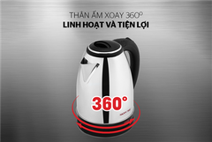 Ấm siêu tốc inox 1.8L happy time HTD1081 ảnh 3