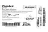  Máy lạnh âm trần LG Inverter 4 HP ZTNQ36GNLA1 (3 Pha) 