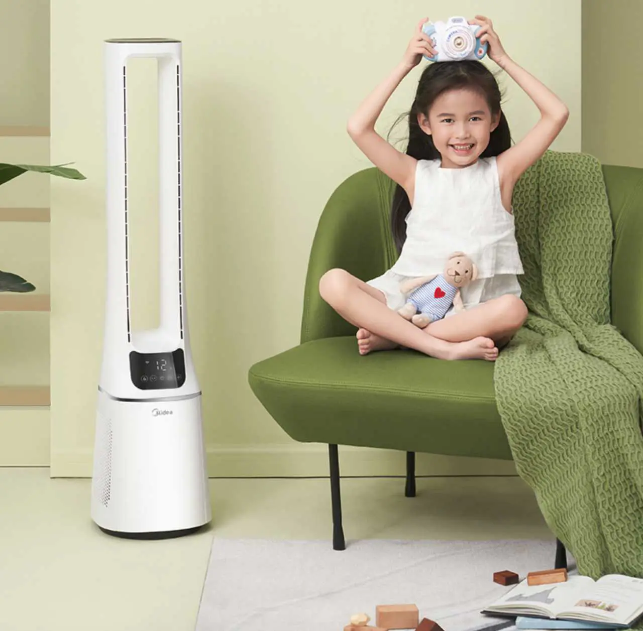 Quạt không cánh Midea AMS150E-PB quạt không cánh lọc không khí – ảnh 8
