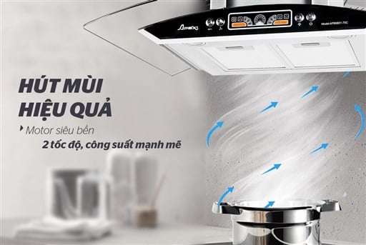 Máy hút mùi kính cong apex APB6601-70C – ảnh 5