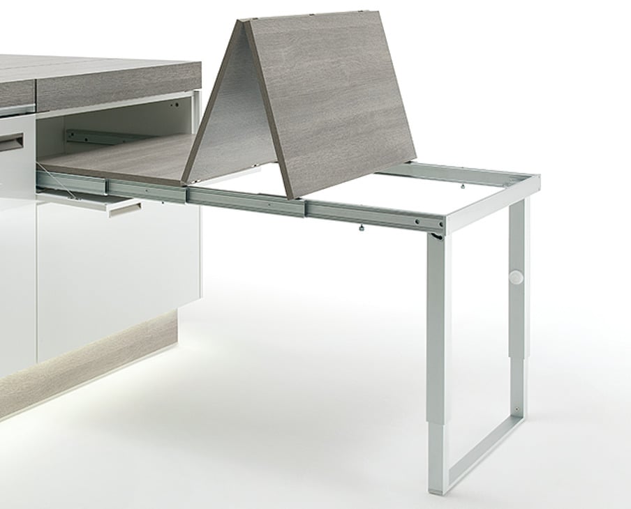 Phụ Kiện Thông Minh Bàn Mở Rộng 562mm Hafele 642.19.927 - Phụ kiện tổng hợp Häfele – những chi tiết làm nên sự hoàn thiện