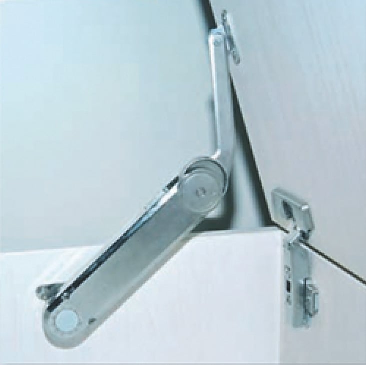 Tay nâng rương MAXI UP 3675H Hafele 373.85.702 - Ứng dụng của tay nâng rương
