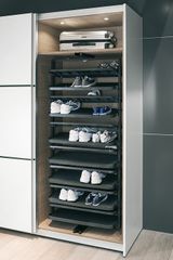 Shoe rack ext.st.white 800x1000x365mm Hafele 806.22.700