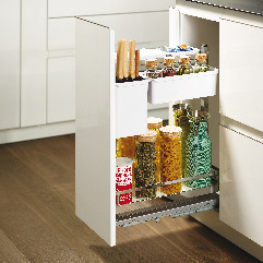 Bộ Rổ Kéo Dipensa Junior III 400mm Hafele 545.11.573 - Chất liệu quyết định độ bền của phụ kiện lưu trữ