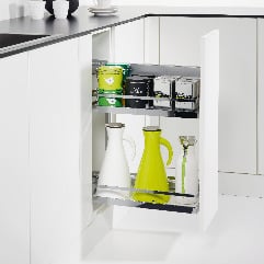 Bộ Rổ Kéo Comfort II Mở Trái 250mm Hafele 545.53.761