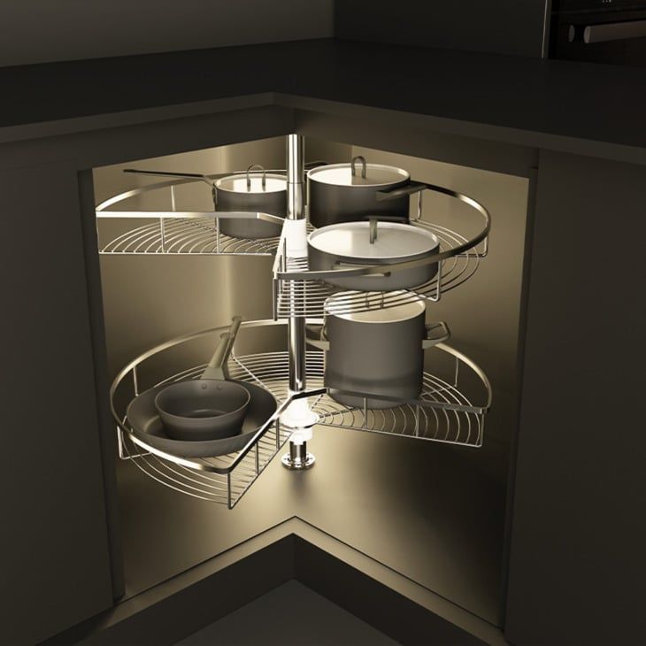 Mâm Xoay Mezzo 270º 800mm Cucina 548.37.210