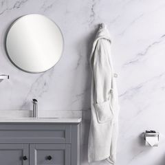 Móc Treo Khăn Mặt Kính Trắng Hafele 495.80.232 ảnh 2