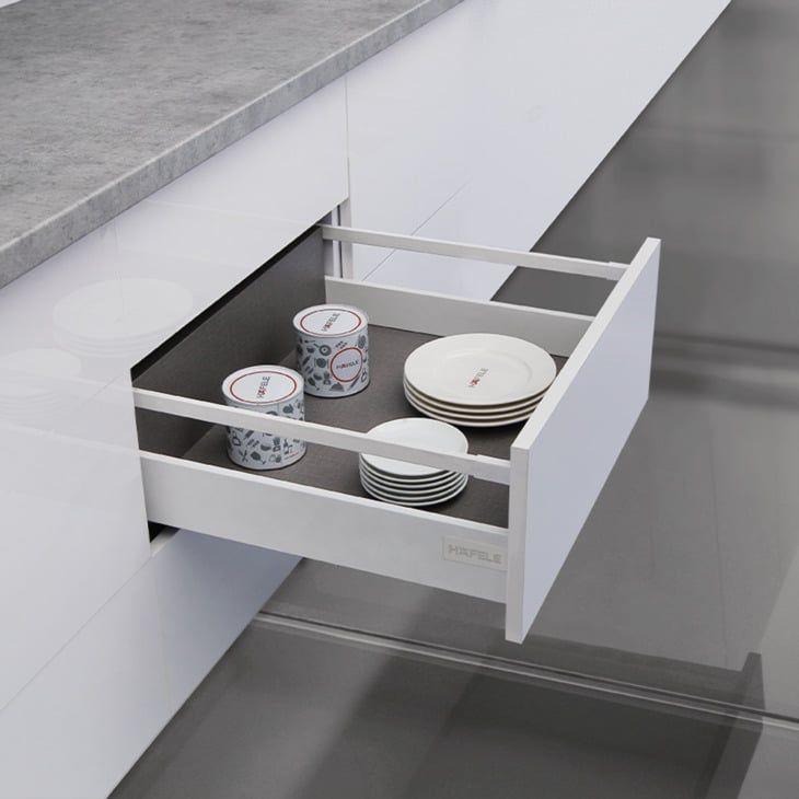 Ray Hộp Alto-S Nhấn Mở H80mm Hafele 552.55.723