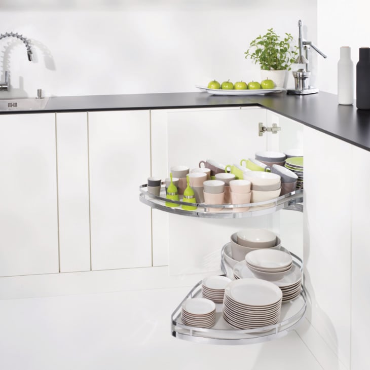 Bộ Rổ Góc Lemans II Xoay Trái Hafele 541.32.671 - Phụ kiện lưu trữ cho từng vị trí trong nhà Bộ Rổ Góc Lemans II Xoay Trái Hafele 541.32.671 - Phụ kiện lưu trữ cho từng vị trí trong nhà