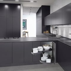 Bộ Rổ Góc Lemans II Trắng Xoay Phải Hafele 541.32.670 ảnh 5