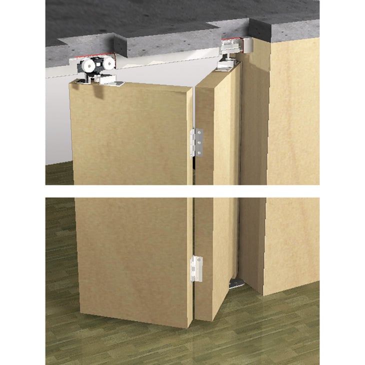 Phụ Kiện Cửa Trượt Xếp Folding 50L Hafele 943.10.032 Phụ Kiện Cửa Trượt Xếp Folding 50L Hafele 943.10.032