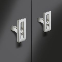 Tay nắm H2355 màu niken mờ Hafele 106.70.591 ảnh 2