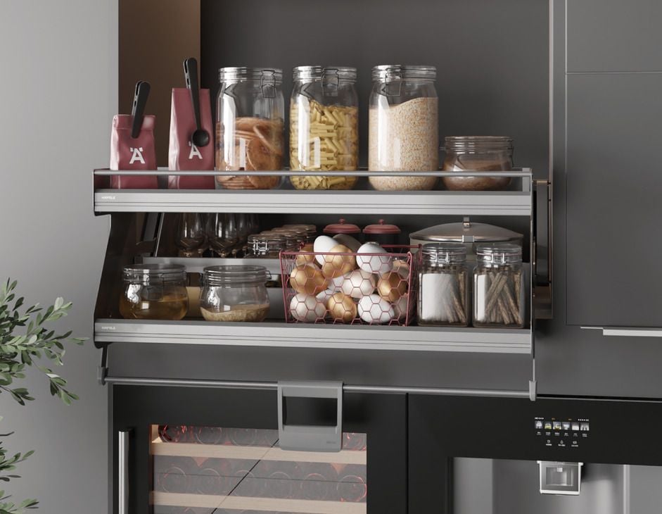 Kệ Nâng Hạ Imove 900mm Hafele 504.68.379