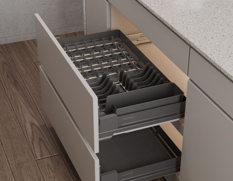 Rổ Kéo Dưới Cho Xoong Nồi Dining Agent 700mm Hafele 545.14.308