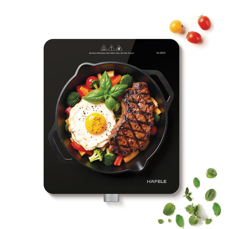 Bếp từ đơn Hafele HS-I281FG 536.61.991 - Chọn bếp theo số người, nguồn điện và mặt đá Bếp từ đơn Hafele HS-I281FG 536.61.991 - Chọn bếp theo số người, nguồn điện và mặt đá