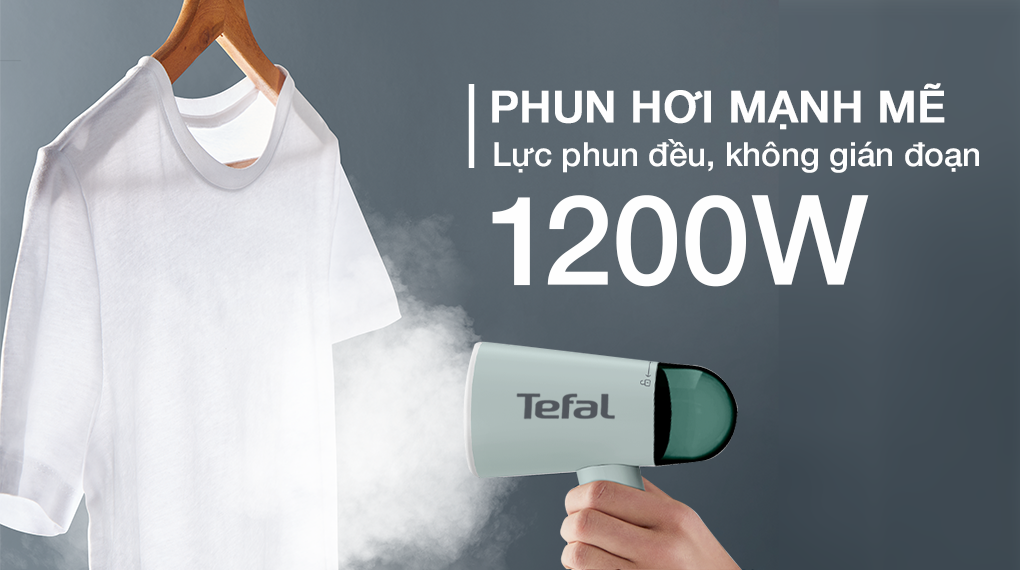 Bàn ủi hơi nước cầm tay Tefal Origin Travel DT1024K0 xanh xám – ảnh 2