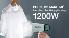 Bàn ủi hơi nước cầm tay Tefal Origin Travel DT1024K0 xanh xám ảnh 2