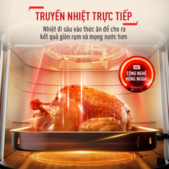 Nồi chiên không dầu Tefal Window trắng EY8211Y0 - 6L - Điện tử ảnh 4