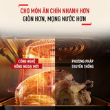  Nồi chiên không dầu Tefal Window trắng EY8211Y0 - 6L - Điện tử 