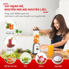 Máy xay sinh tố cá nhân Tefal Mix & Move BL15FD30 - 300W - 600mL ảnh 2
