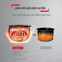 Nồi cơm điện tử Tefal Delirice Plus RK776B68 - 1.8L - Xám ảnh 3