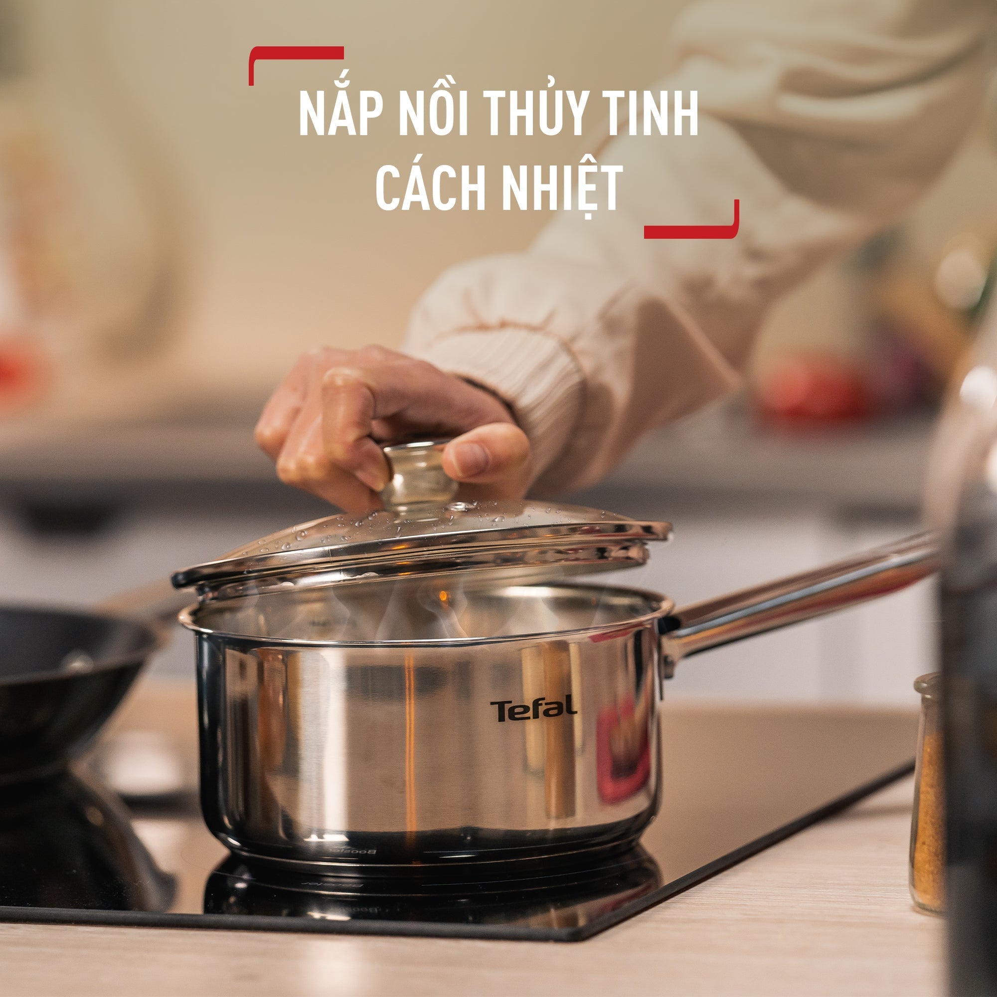 Bộ 2 nồi Inox cao cấp Tefal Cook Eat B921S224, quánh 16cm/nồi 20cm – ảnh 4