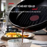  Chảo đúc cao cấp nướng, chiên Tefal Robusto có miệng rót 26cm 