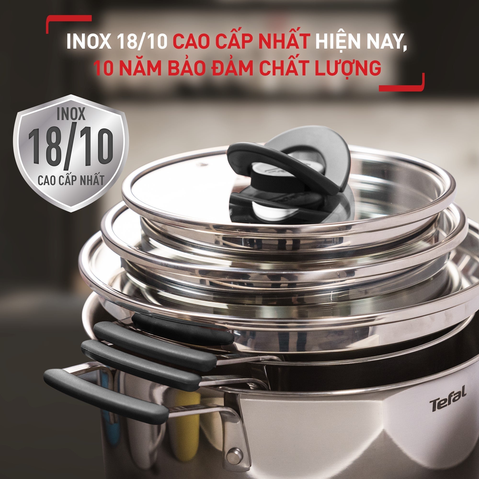 Nồi Inox chống dính đa năng cao cấp Tefal Optispace G7371795, 16cm – ảnh 2
