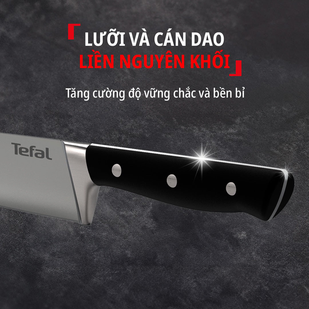 Bộ dao kéo thép Đức 7 món và kệ dao gỗ Tefal Ice Force K232S714, 9cm/11cm/18cm/20cm/20cm/20cm – ảnh 5