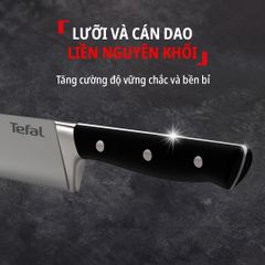 Bộ dao thép Đức 5 món và kệ dao gỗ Tefal Ice Force K232S574, 20cm/20cm/18cm/11cm/9cm ảnh 5