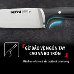 Bộ dao thép Đức 5 món và kệ dao gỗ Tefal Ice Force K232S574, 20cm/20cm/18cm/11cm/9cm ảnh 4