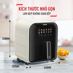 Nồi chiên không dầu Tefal Window trắng EY8211Y0 - 6L - Điện tử ảnh 7