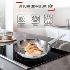 Chảo Inox cao cấp Professional Tefal 20/24/26/28cm B9210595 ảnh 6