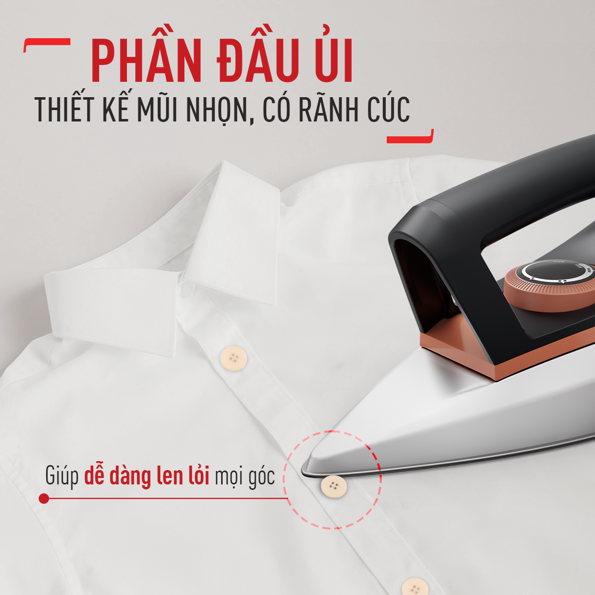 Bàn ủi khô Tefal FS3110L0 – ảnh 5