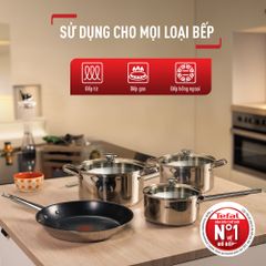 Quánh Inox cao cấp có nắp Tefal Cook Eat B9212274, 16cm ảnh 8