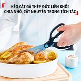  Kéo cắt gà thép Đức Ice Force Tefal K1750724 